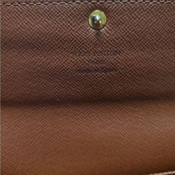 AUTHENTIC Louis Vuitton Sarah Wallet Canvas - Picture 3 of 13